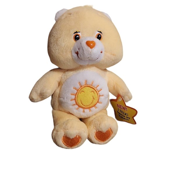2004 Funshine Care Bear 6" Plush Stuffed Animal by Play Along DOES NOT TALK! - Picture 1 of 3